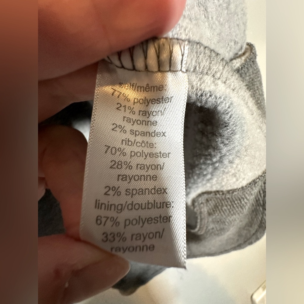 Maurices Fleece Hoodie with Plaid Hood Graphic Long Sleeve Sweatshirt Size M - Picture 9 of 16